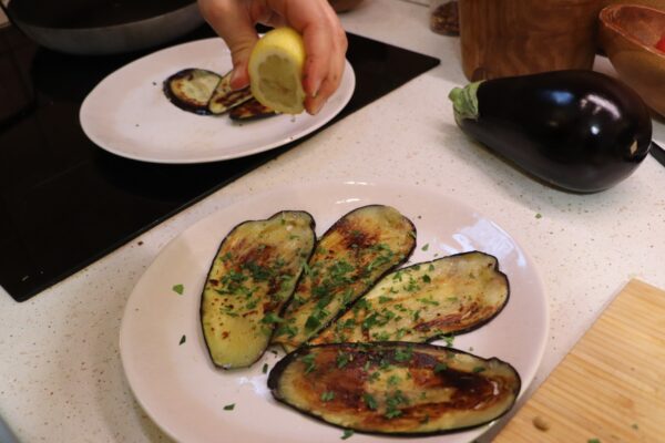 ricetta melanzane grigliate con gocce di-limone