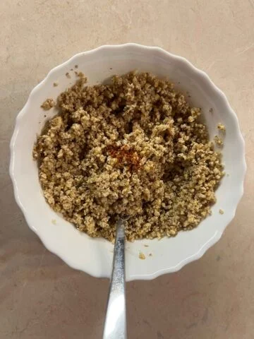 cayenna per il rotolo di melanzana