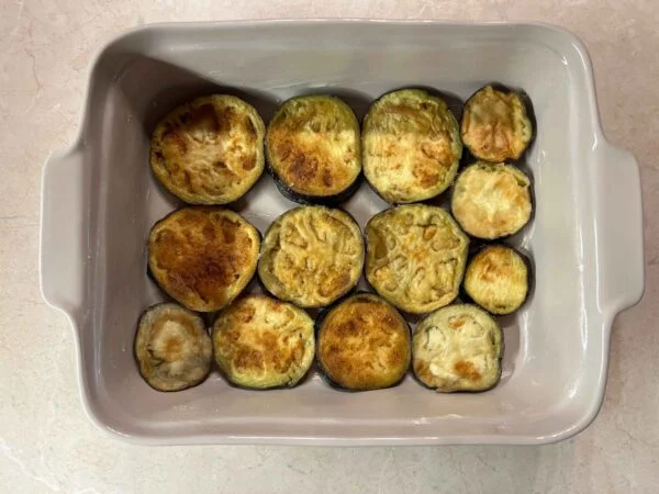 primo strato di melanzane